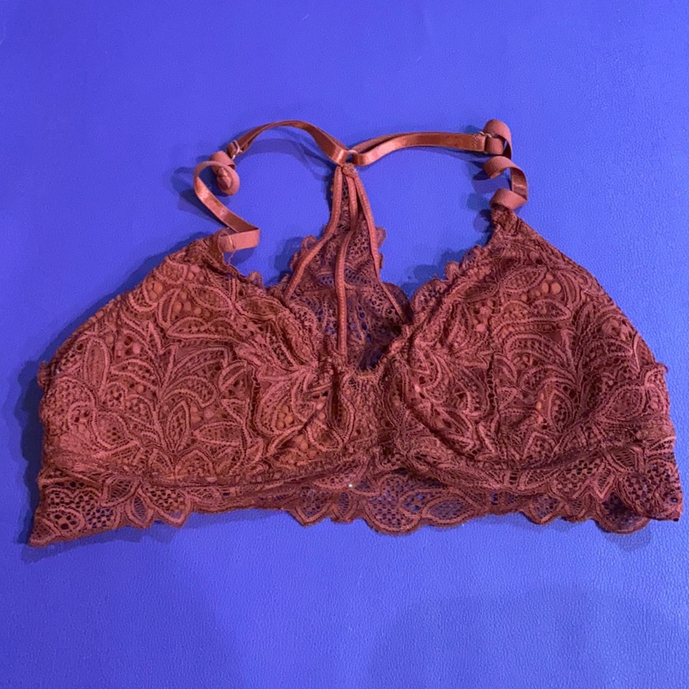 Red/Orange Lace Bralette
